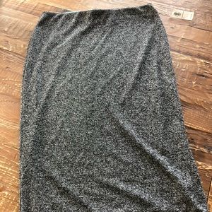 High waisted straight skirt